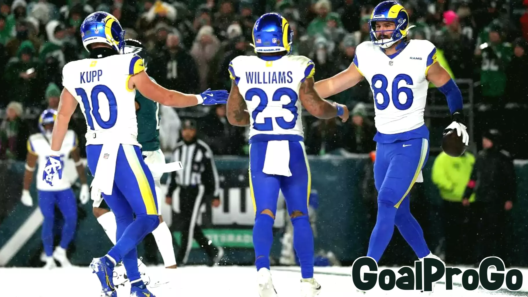 Snowy Showdown: Rams and Eagles Clash in Divisional Round